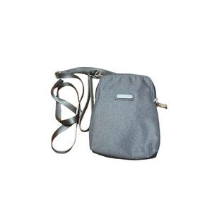 Baggallini Women's Gray RFID Bryant Crossbody Bag Travel Purse